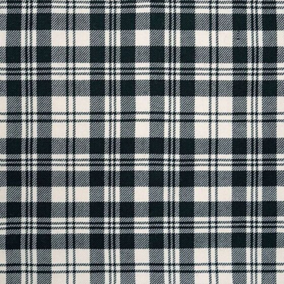 Scott Black And White Modern Tartan swatch