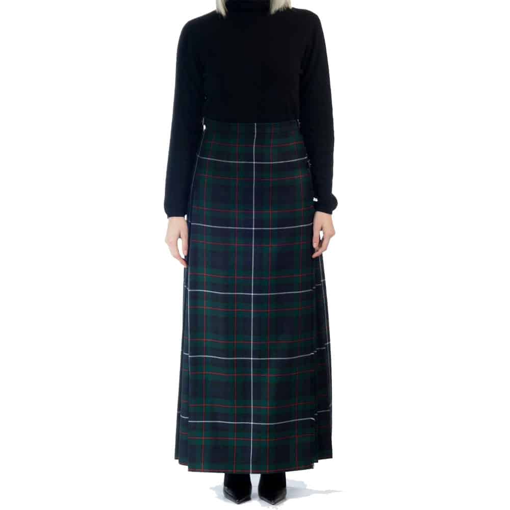 Custom Made Tartan Long Kilted Skirt Maxi image 0