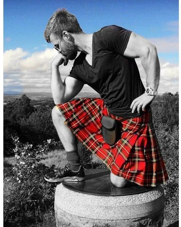 Scottish Royal Stewart Tartan Kilt image 1