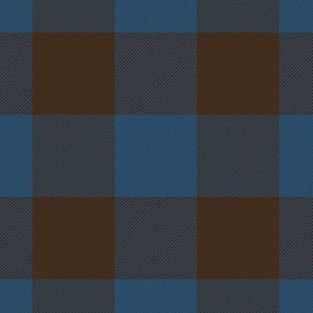 Border Shepherd's Check Black and Blue Ancient Tartan Kilt image 0
