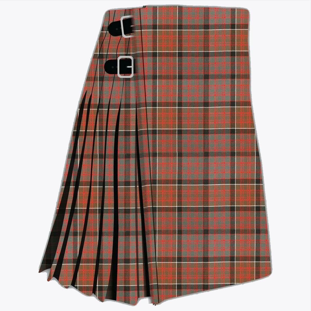 Clan Ranald Weathered Tartan Kilt image 0