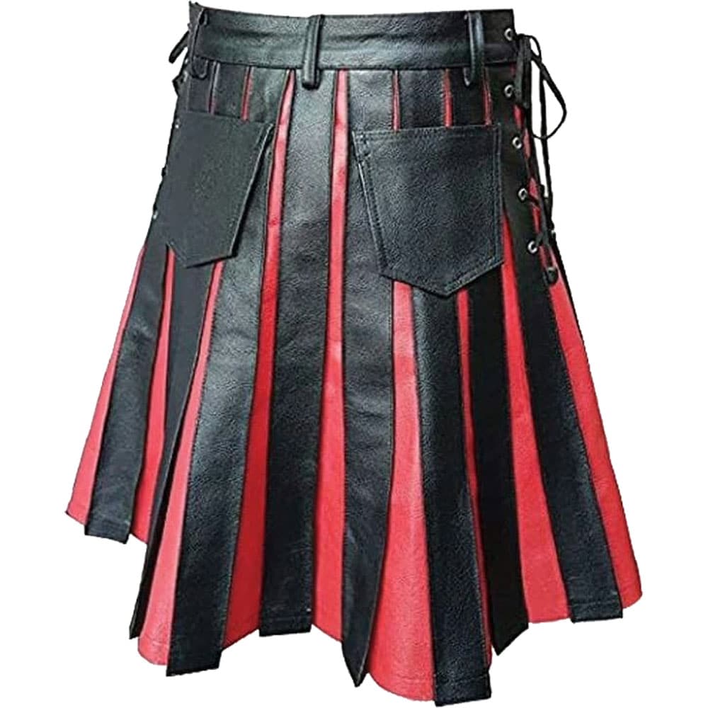 Gladiator Leather Kilt with Front Panels Kilt image 2