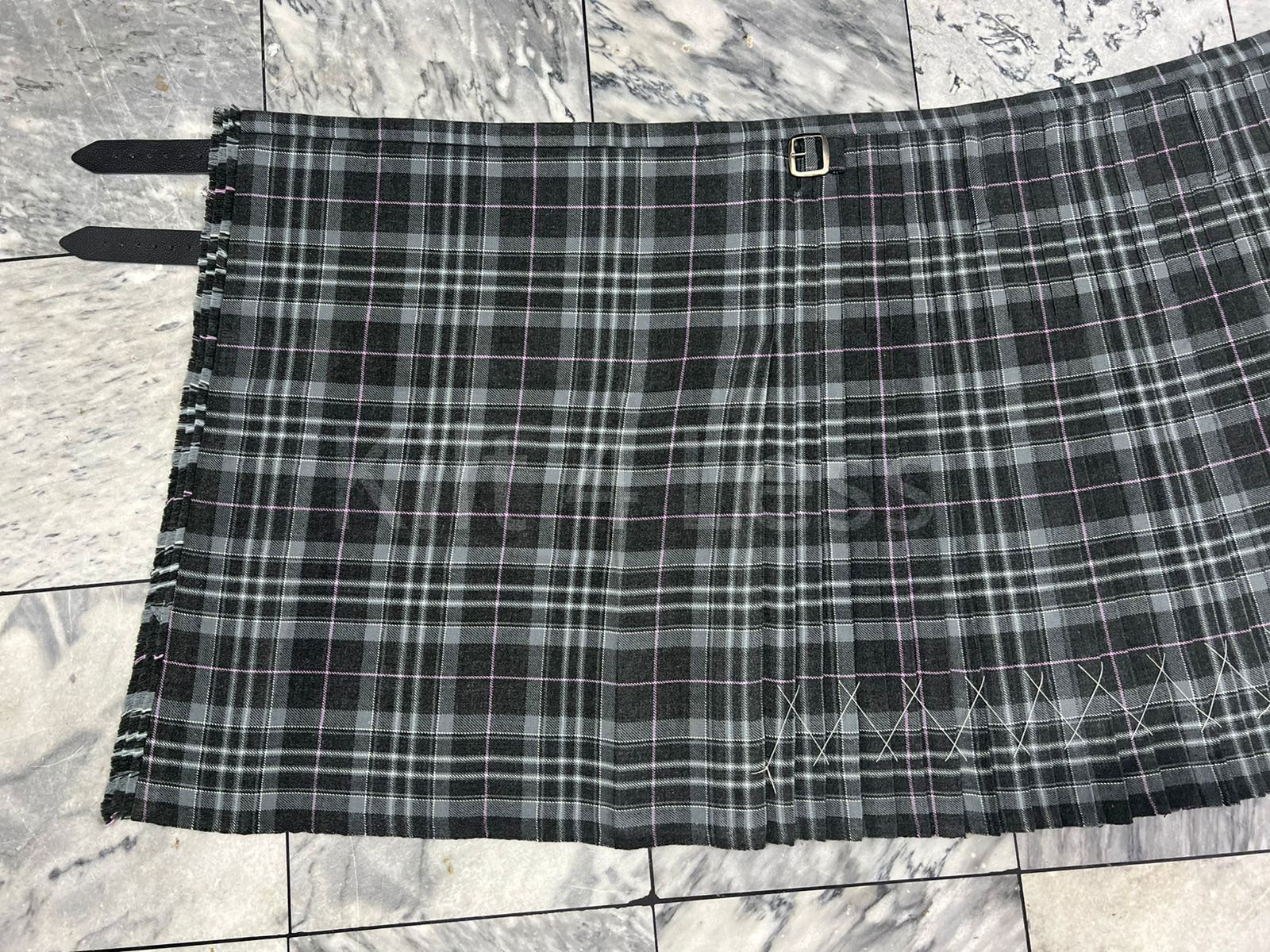 Pride of Scotland Platinum Tartan Kilt image 1