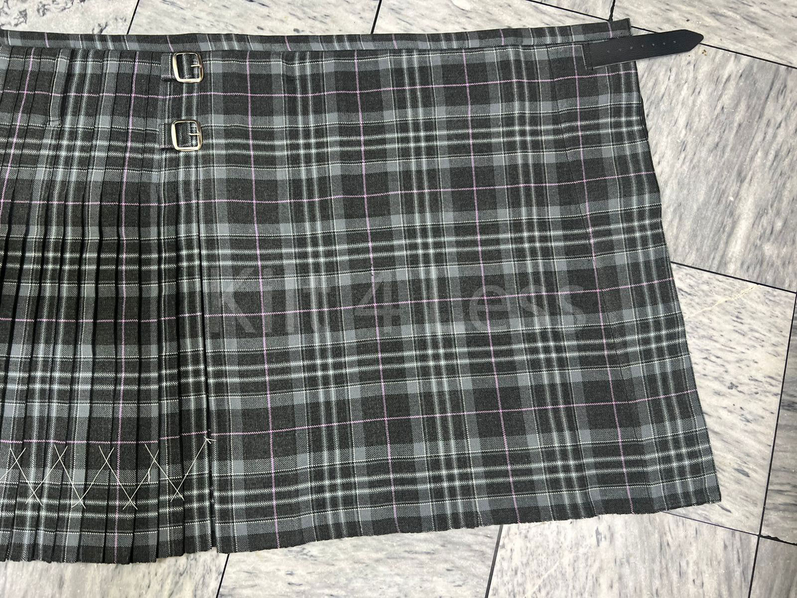 Pride of Scotland Platinum Tartan Kilt image 2