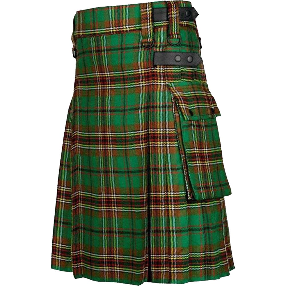 Scottish Kilt 8 Yards Tara Murphy Tartan Acrylic wool Kilts with Pockets image 1