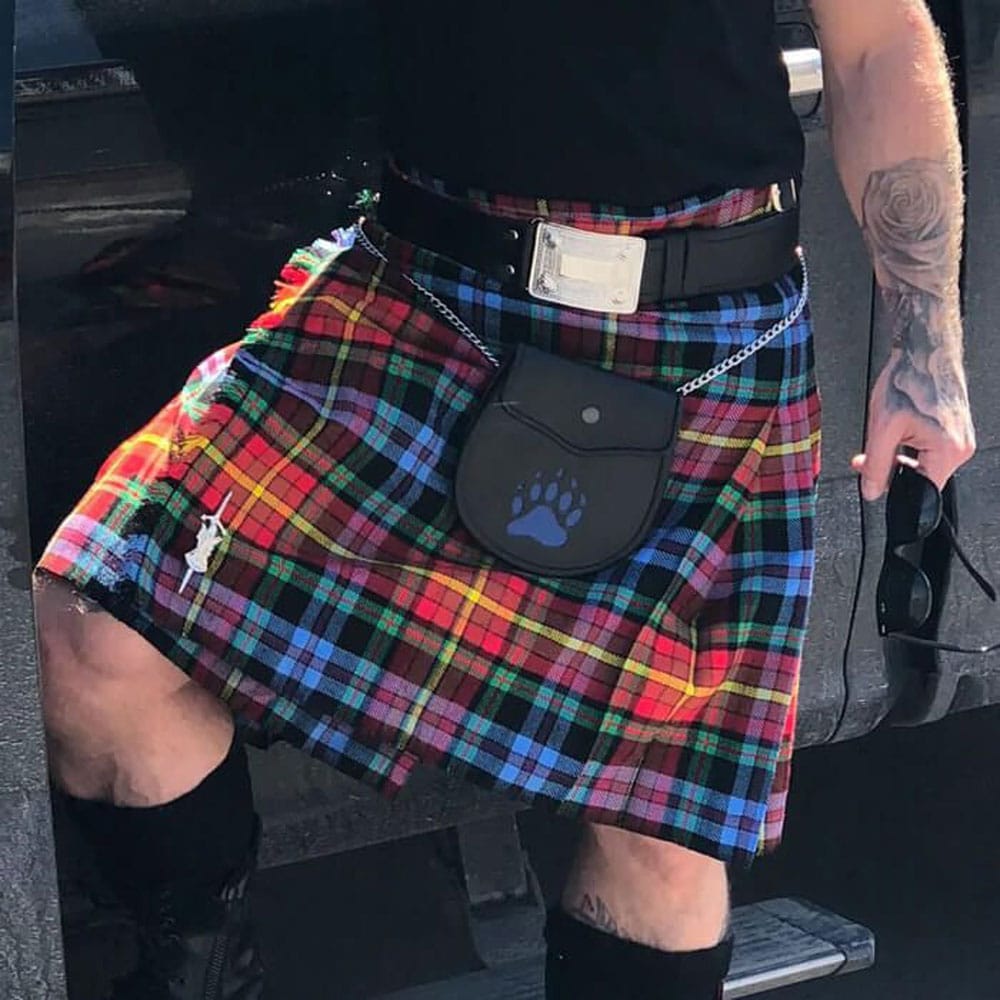 Pride of LGBT Tartan Kilt image 1