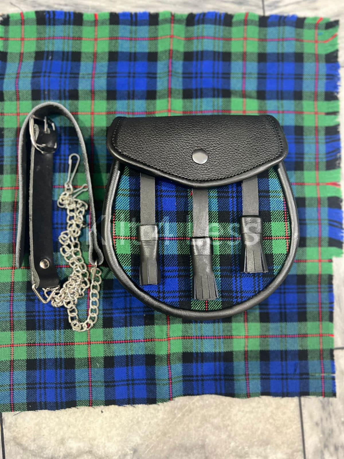 Clan McKinley Tartan Sporran image 0