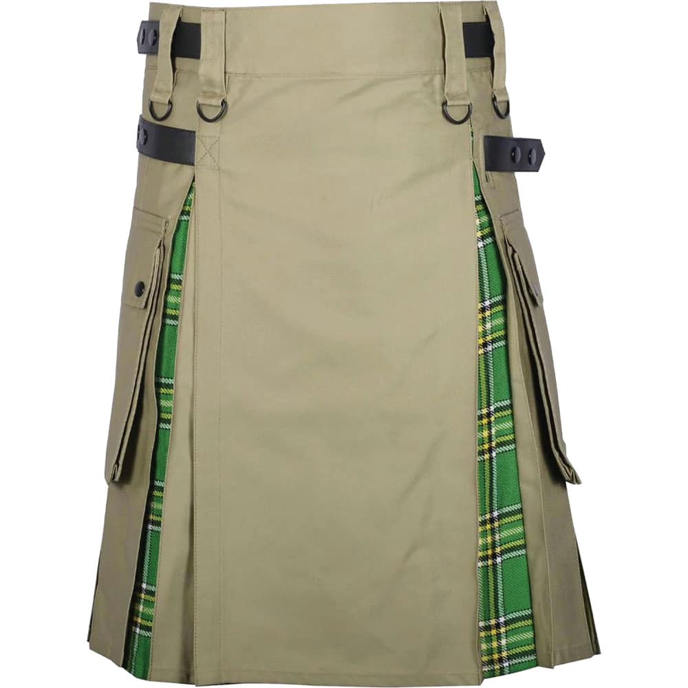 Men's Charm Khaki Hybrid Kilt image 0