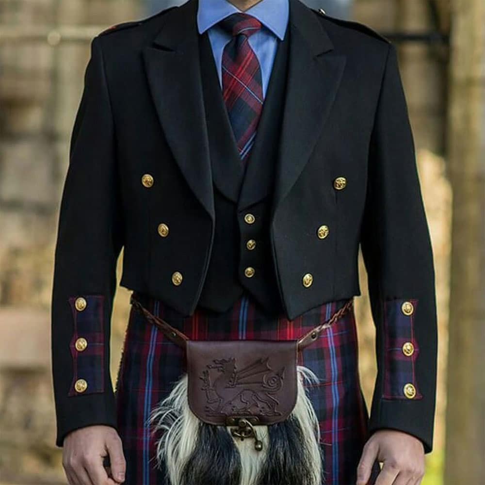 Welsh Prince Charlie Kilt Jacket and Vest image 0