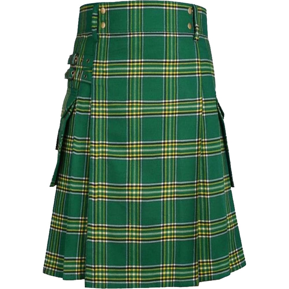Choose Your Favorite Tartan Utility Kilt with Tartan Straps image 0