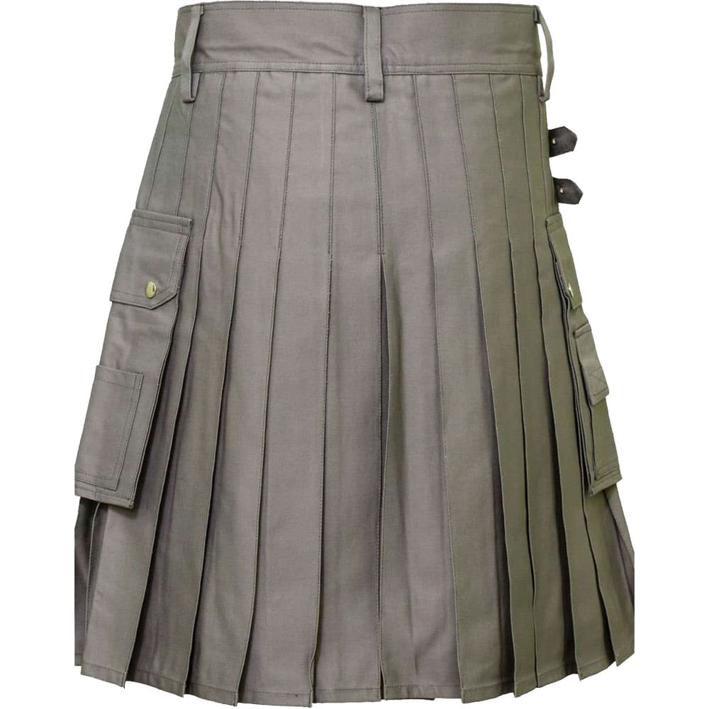 Modern Grey Utility Kilt image 2