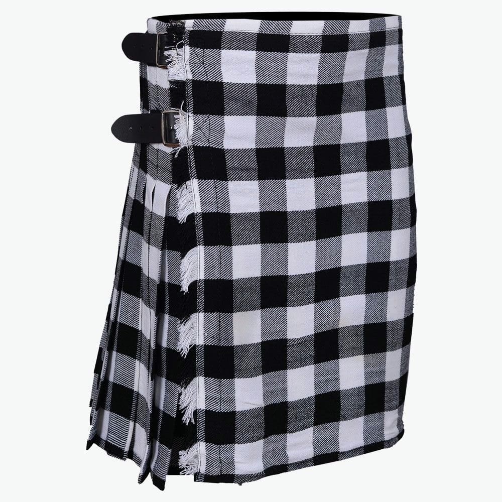 Black and White Tartan Kilt image 0