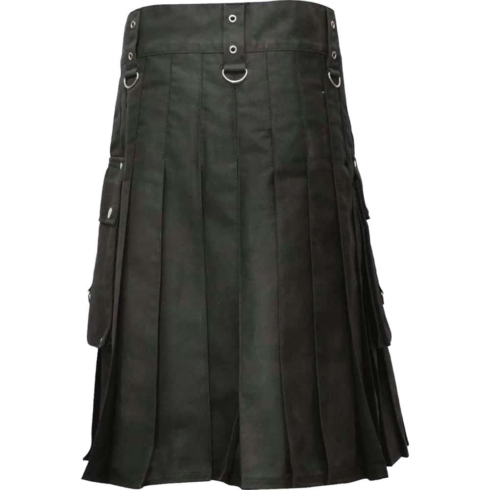 Gothic Fashion Black Utility kilt image 1