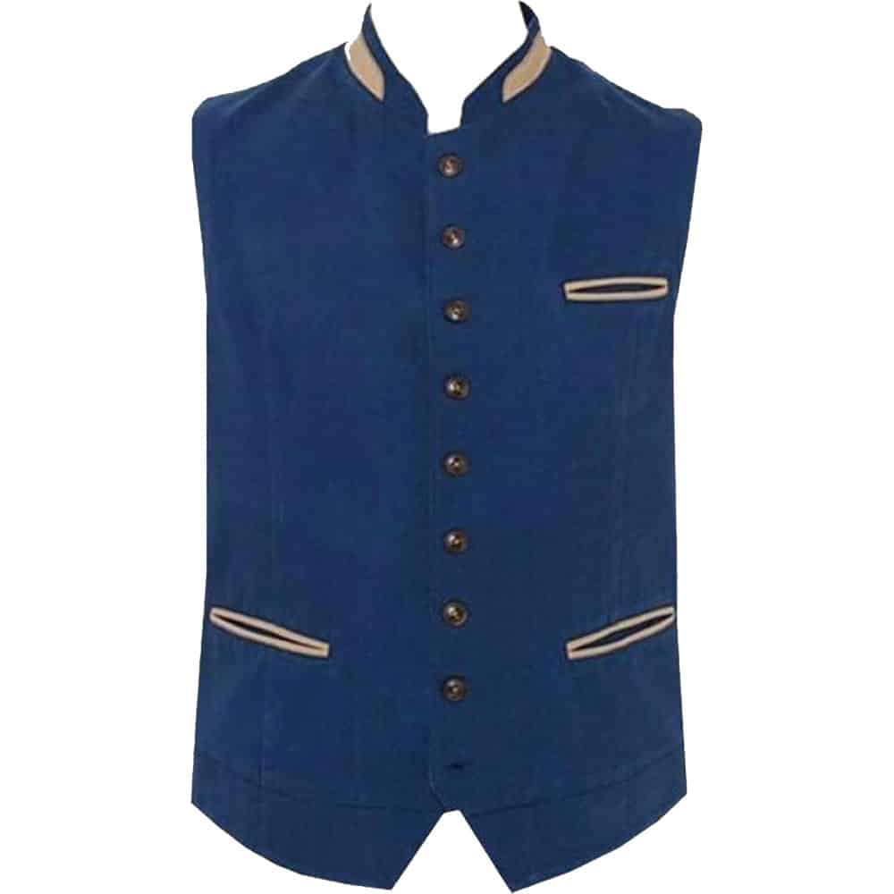 Canvas Austrian Tirol Waistcoat Sand Beige image 0