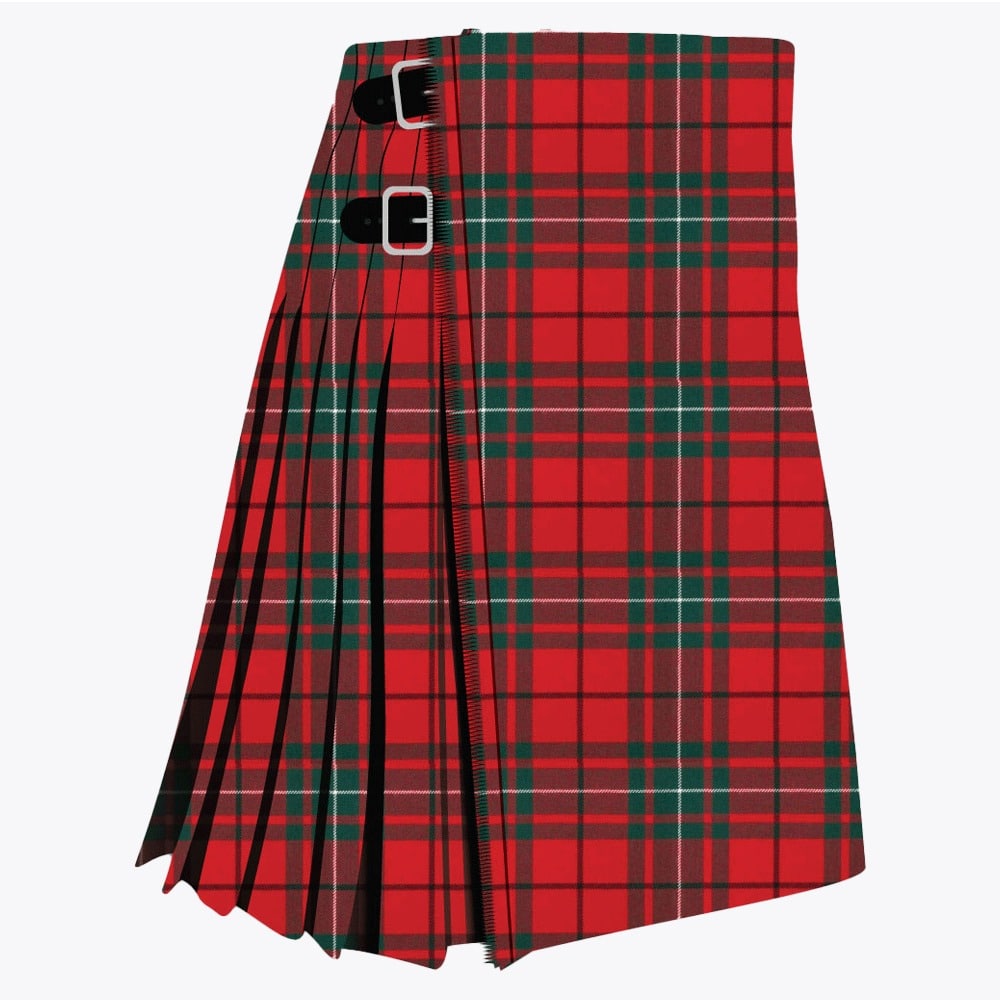 MacAuley Red Modern Tartan Kilt image 0