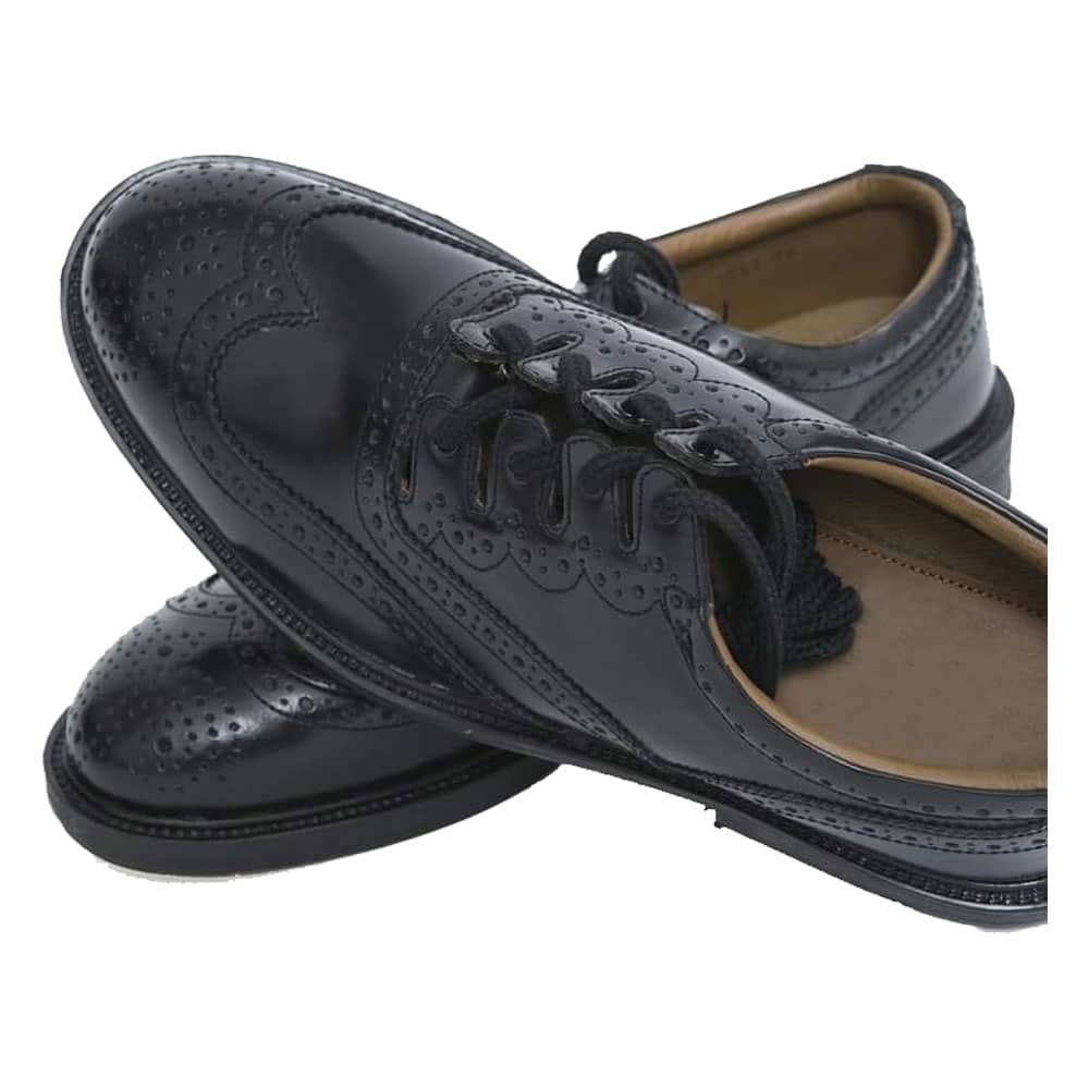 Mens Scottish Leather Ghillie Brogues Kilt Shoes image 0