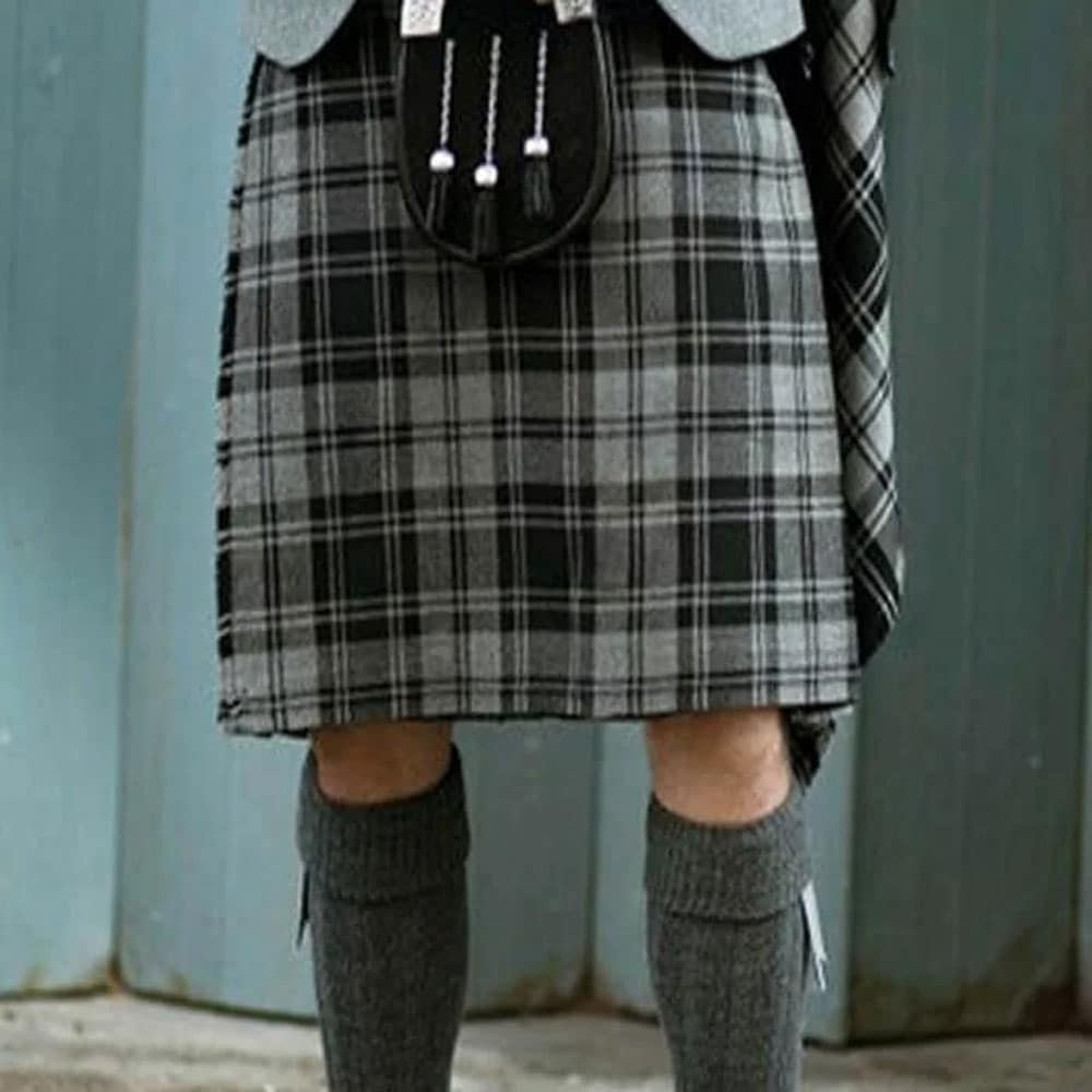 Douglas Grey Tartan Kilt image 0