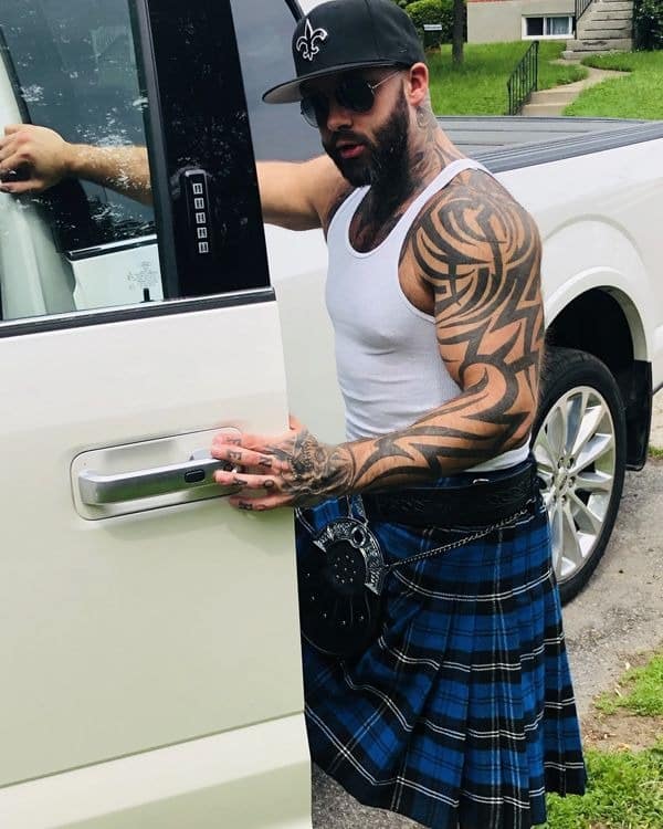 Ramsay Blue Tartan Kilt image 2