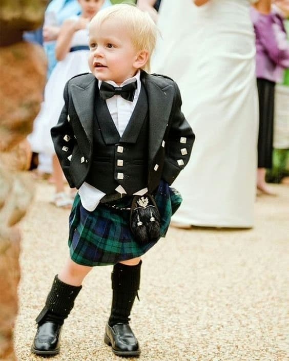 Black Watch Baby Kilt image 0