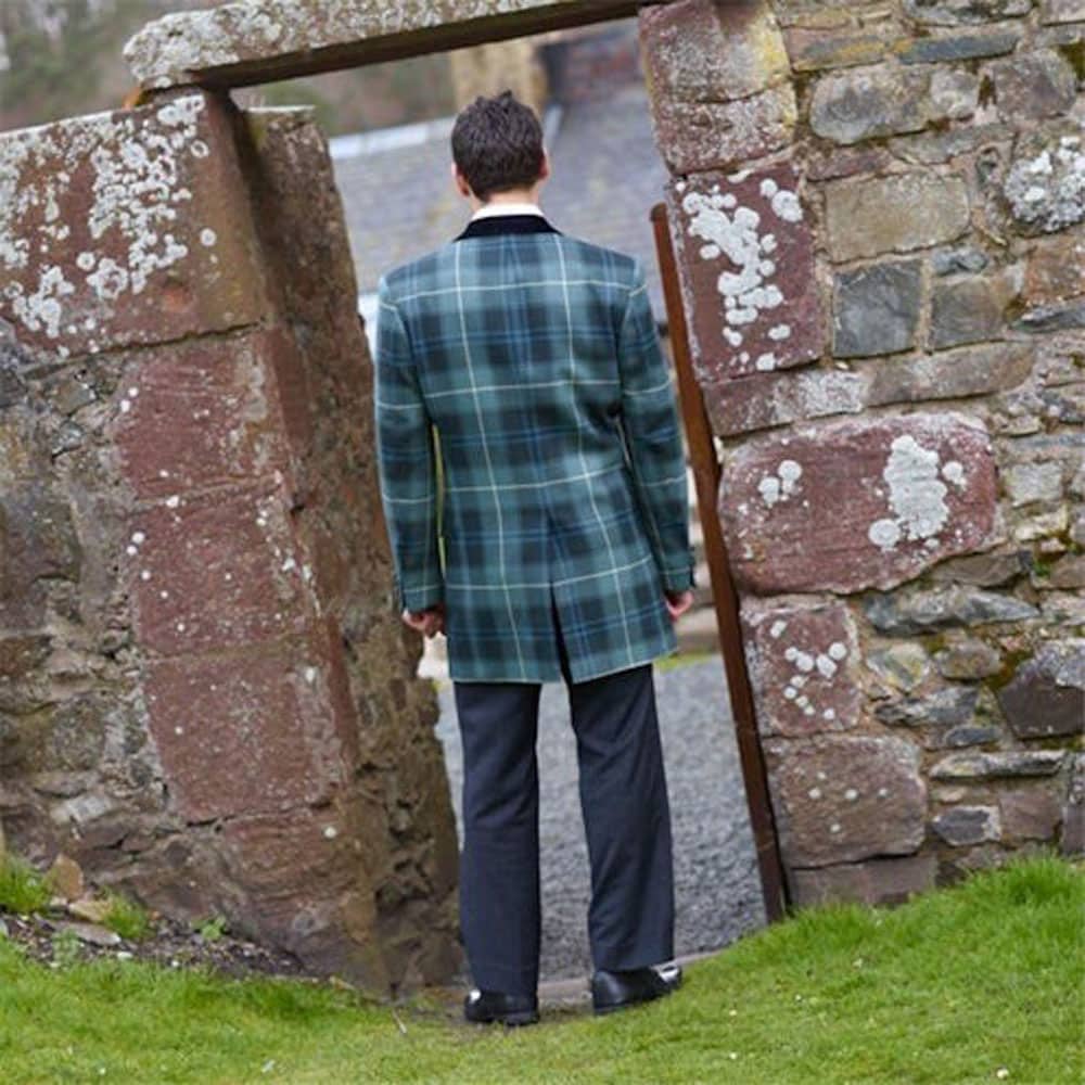 Men's Mid-Thigh Length Tartan Jacket image 4