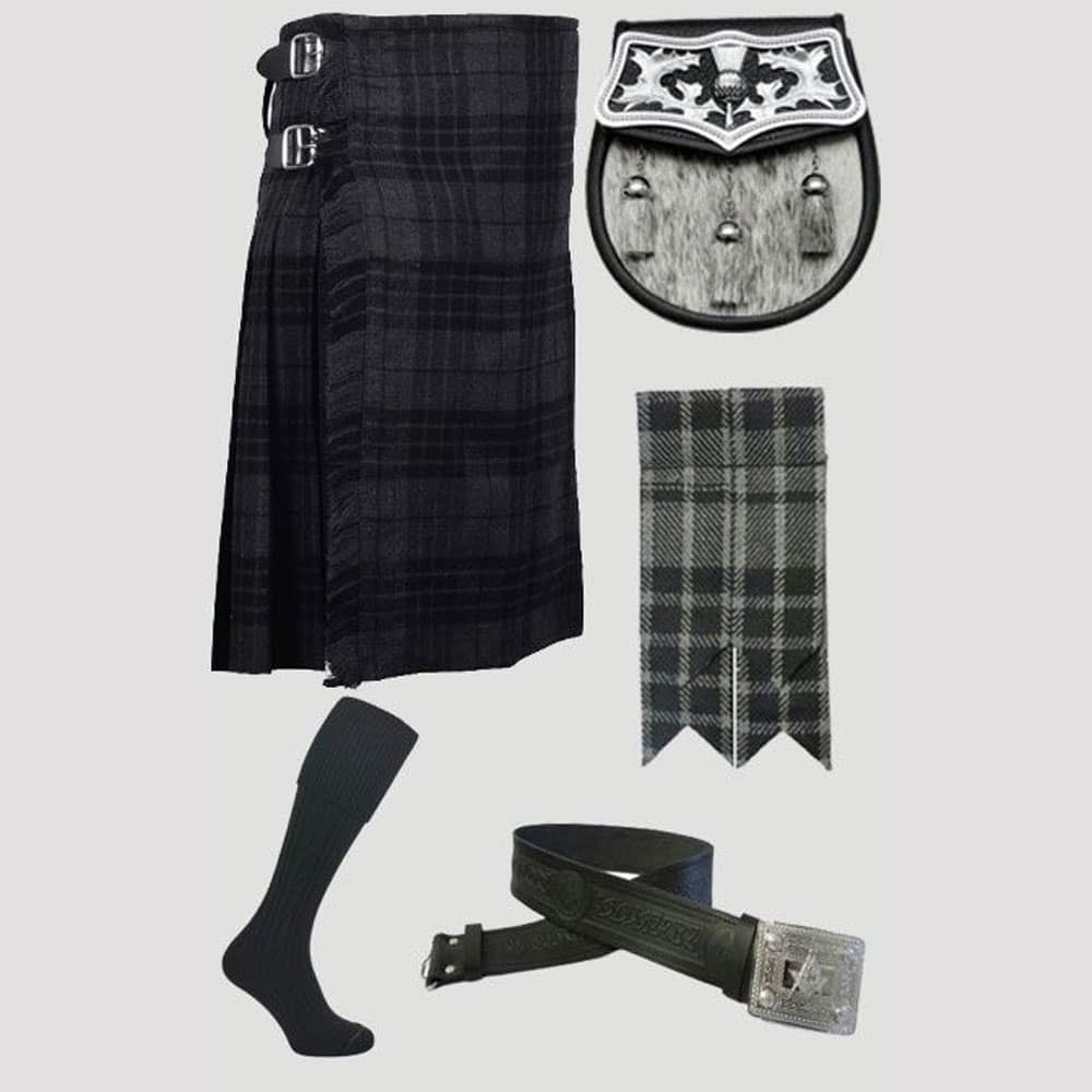 Grey Watch Tartan Kilt Package image 0