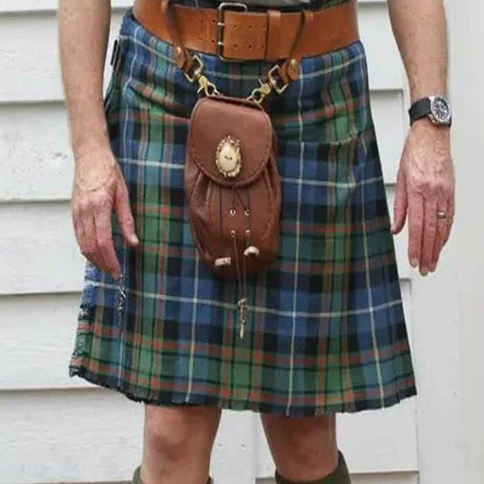 Clan Macrae Hunting Ancient Tartan Kilt image 0