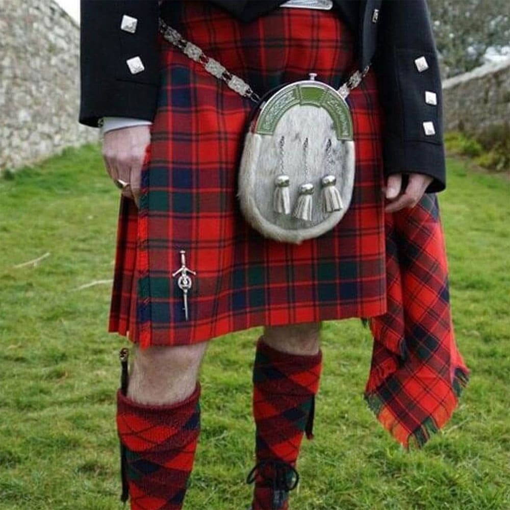Robertson Red Modern Tartan Kilt image 0