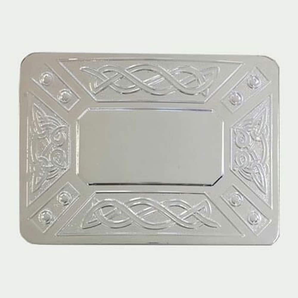 Silver Kilt Belt Buckle image 0