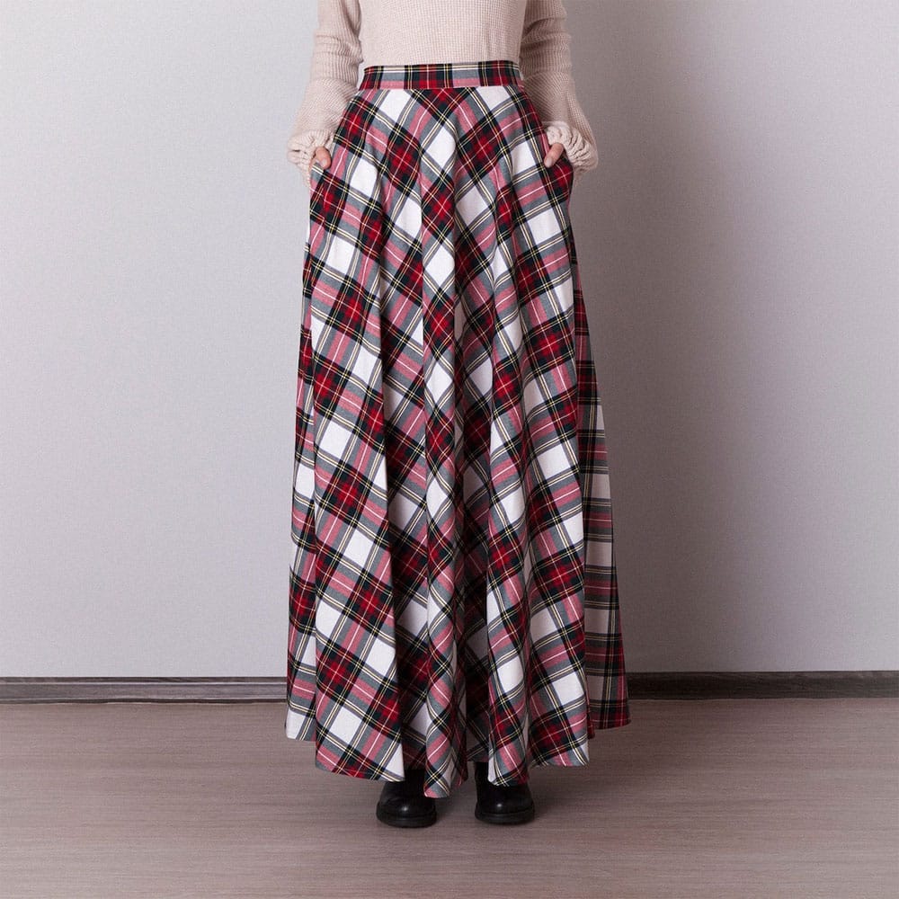 Dress Royal Stewart Tartan Long Skirt image 2