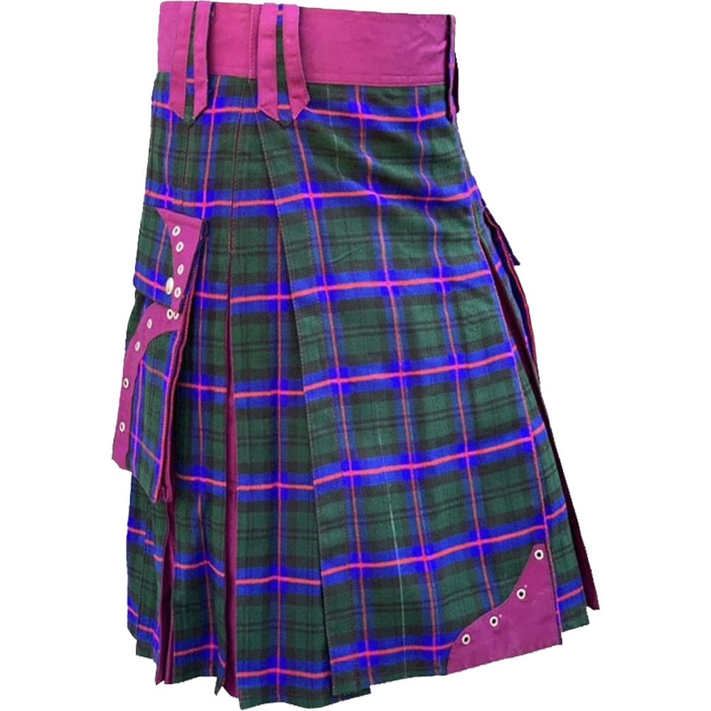 New Utility Style Tartan Kilt image 0