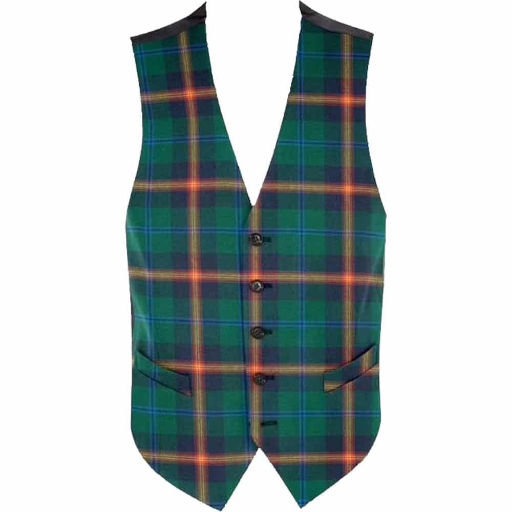Young Modern Tartan Vest image 0