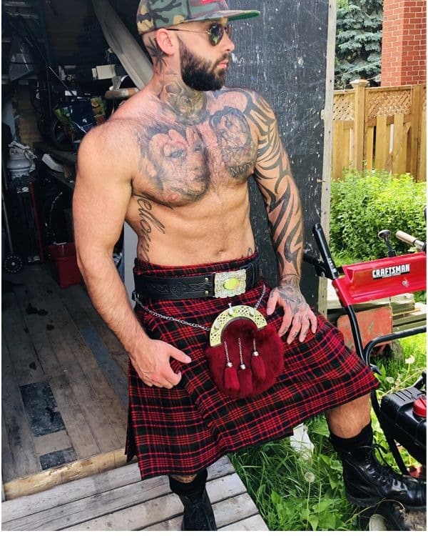 Macdonald Tartan Kilt For Men image 0