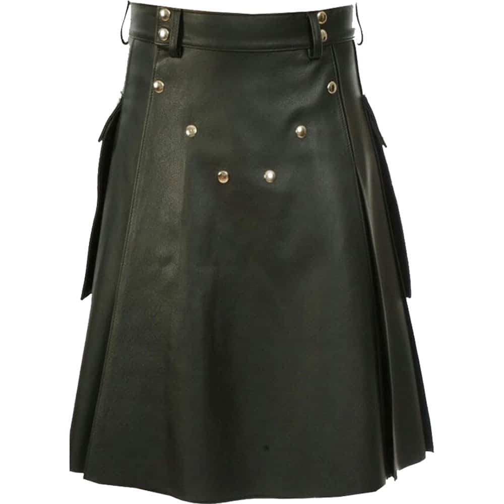 Handmade 100% Genune Leather Kilt image 0