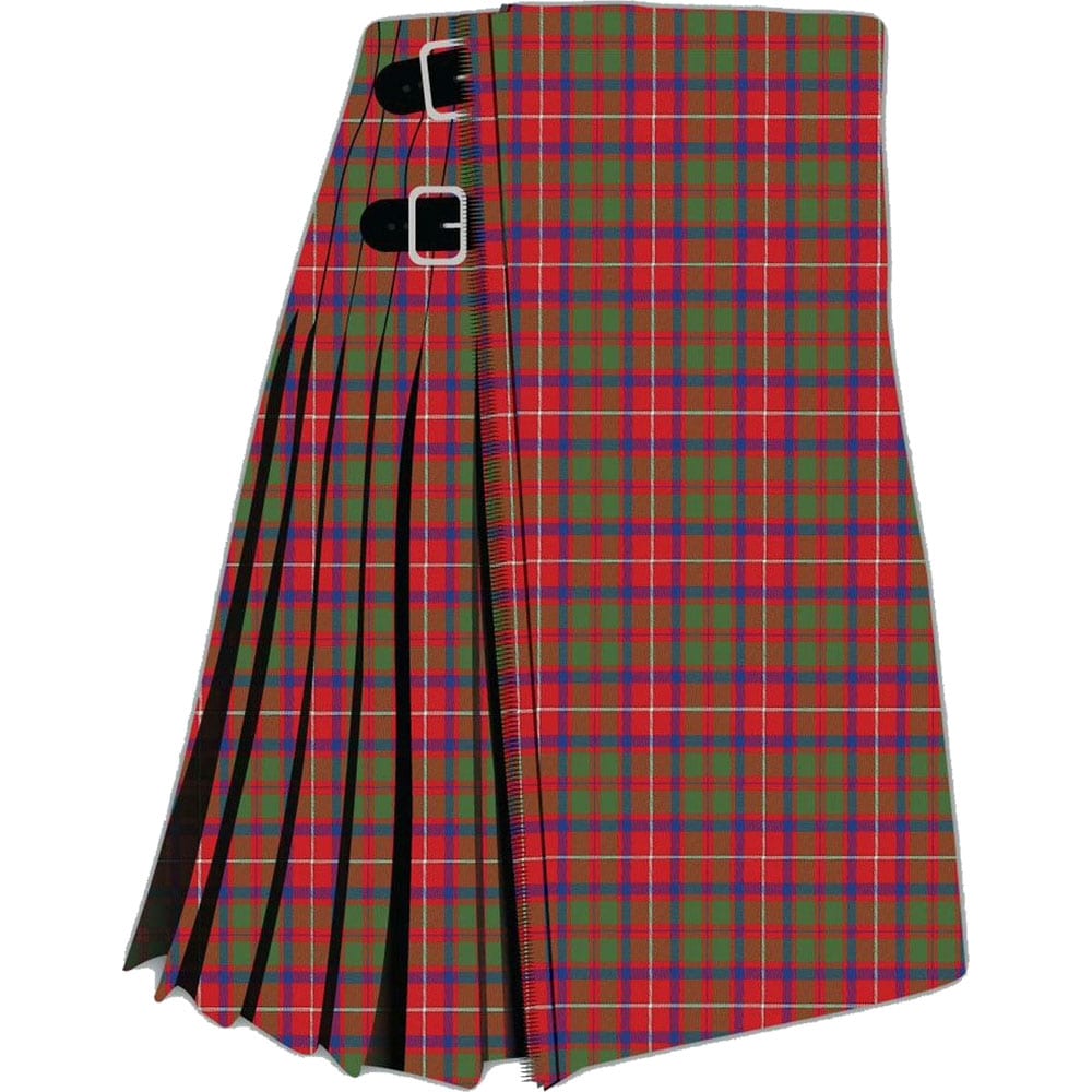 Shaw Red Modern Tartan Kilt image 0