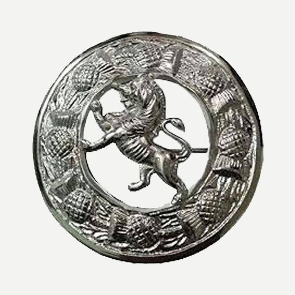 Rampant Lion Kilt Brooch image 0