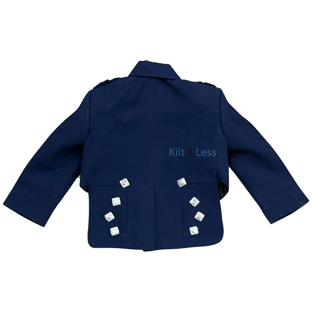 Scottish Navy Blue Baby Prince Charlie Jacket & Vest image 1