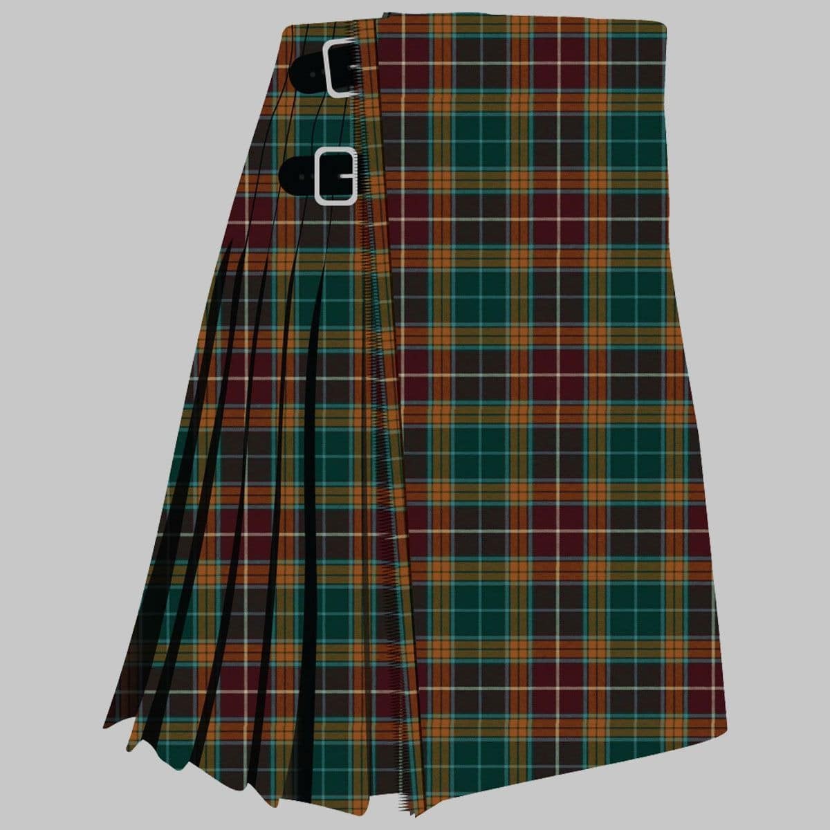 Buchanan Muted MacGregor Hastie Tartan Kilt image 0