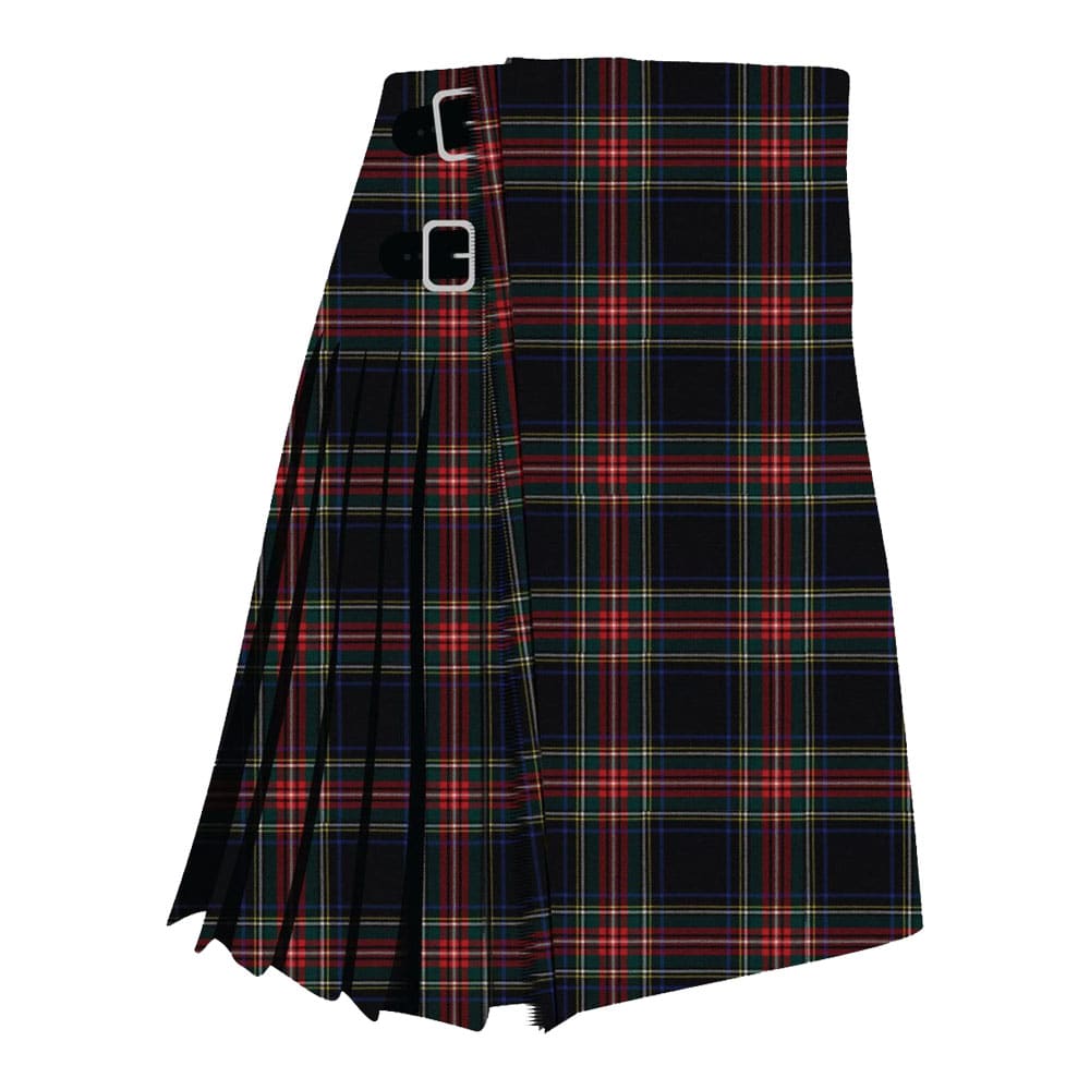 Black Stewart Hebridean Tartan Kilt image 0