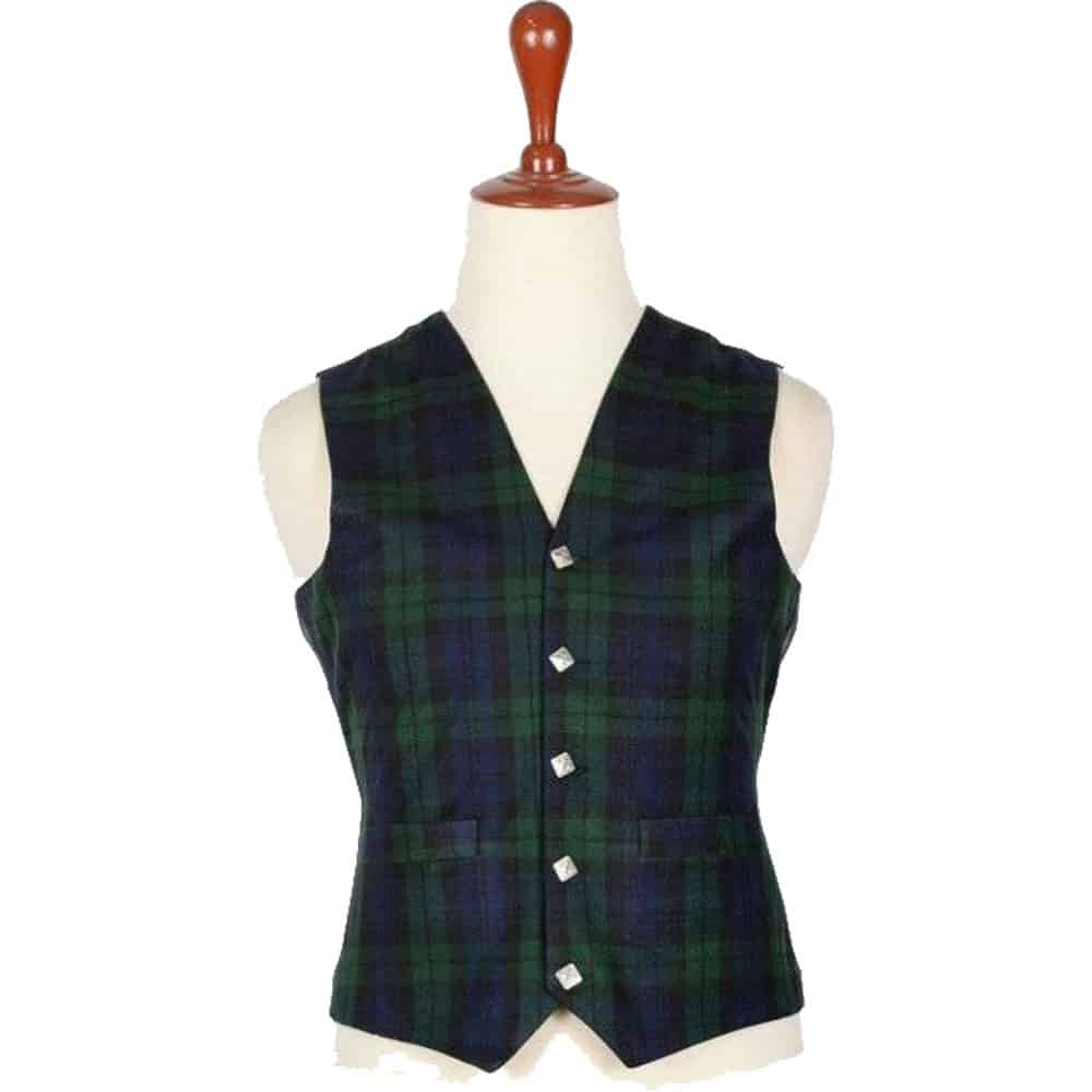 Black Watch Tartan Vest image 0