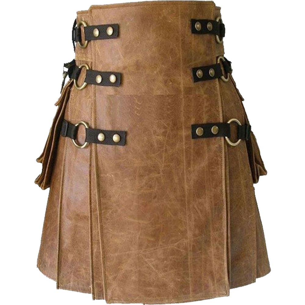 Leather Kilts for Men, 100% Genuine Leather Kilt image 0