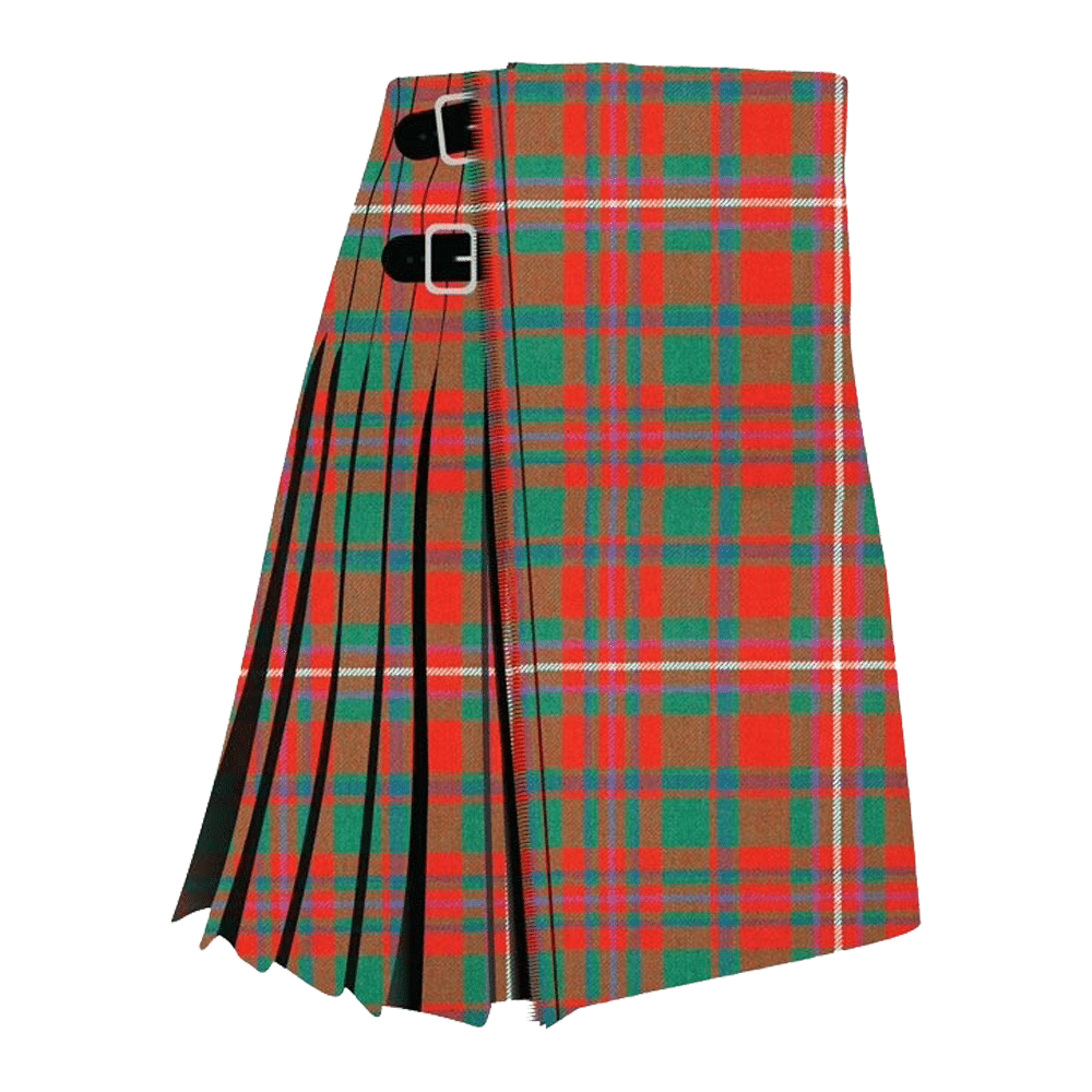 Clan MacKinnon Red Ancient Tartan Kilt image 0