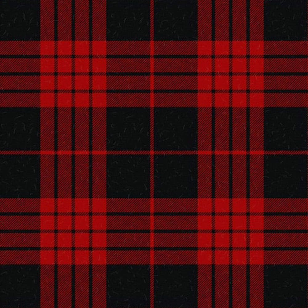 Cameron Black and Red Dress Modern Tartan Kilt image 1
