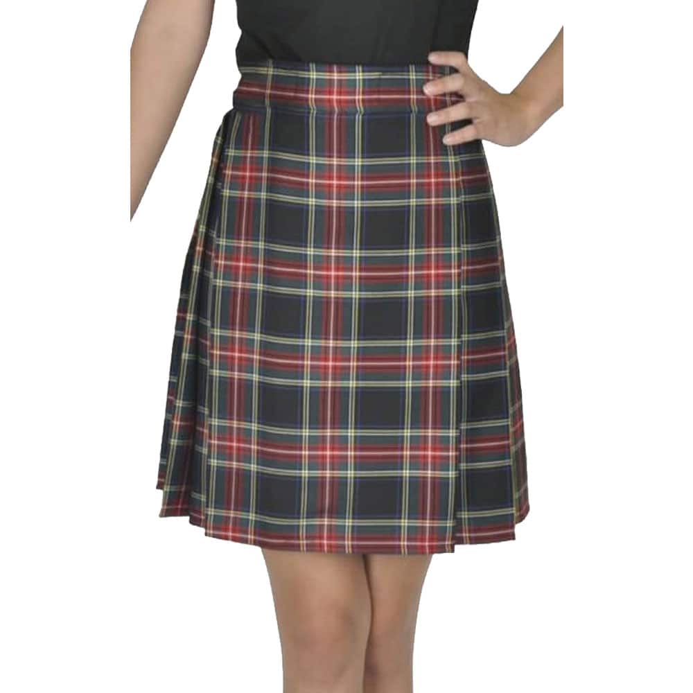 Black Stewart Women Tartan Kilt image 0