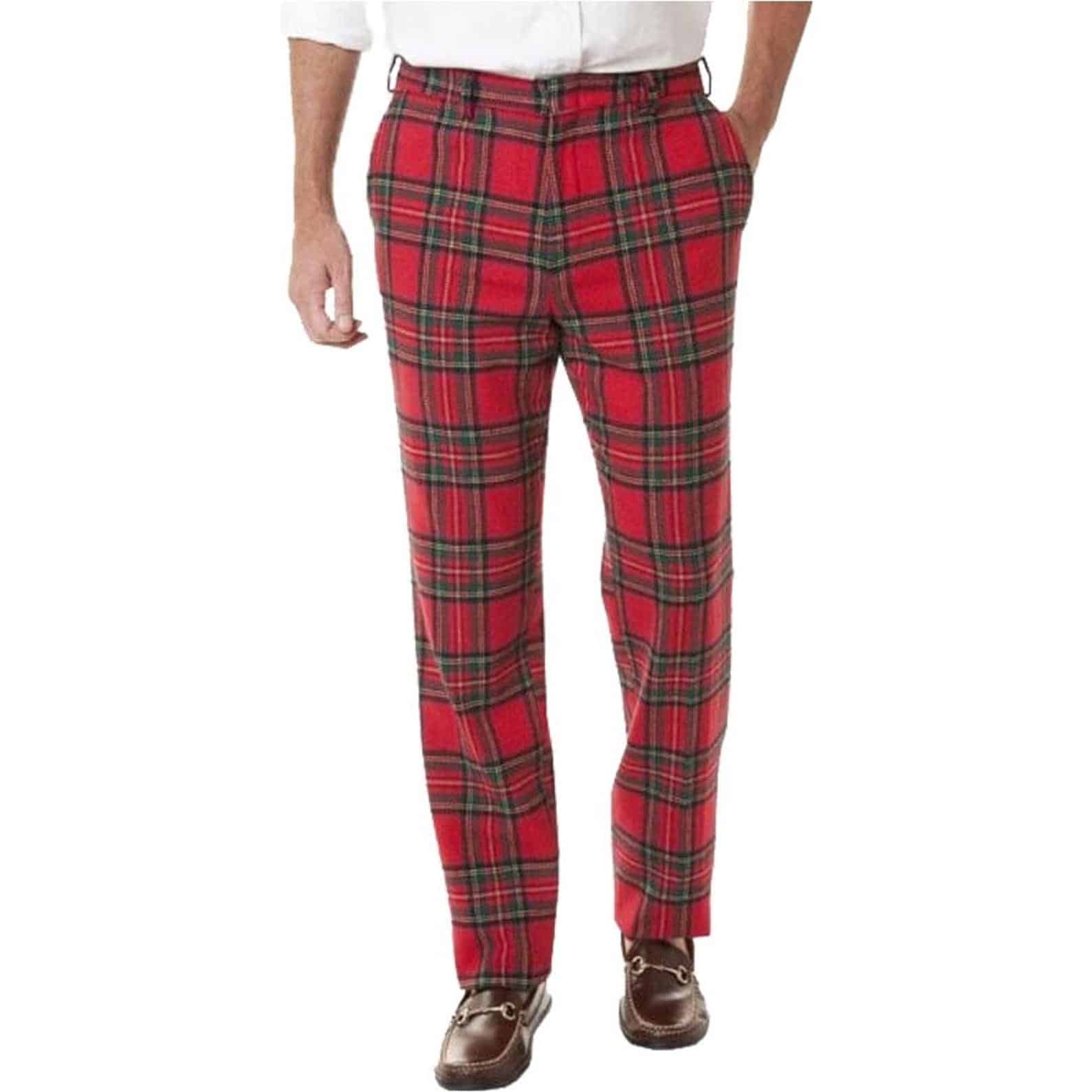 Scottish Traditional Tartan Trouser For Men image 0