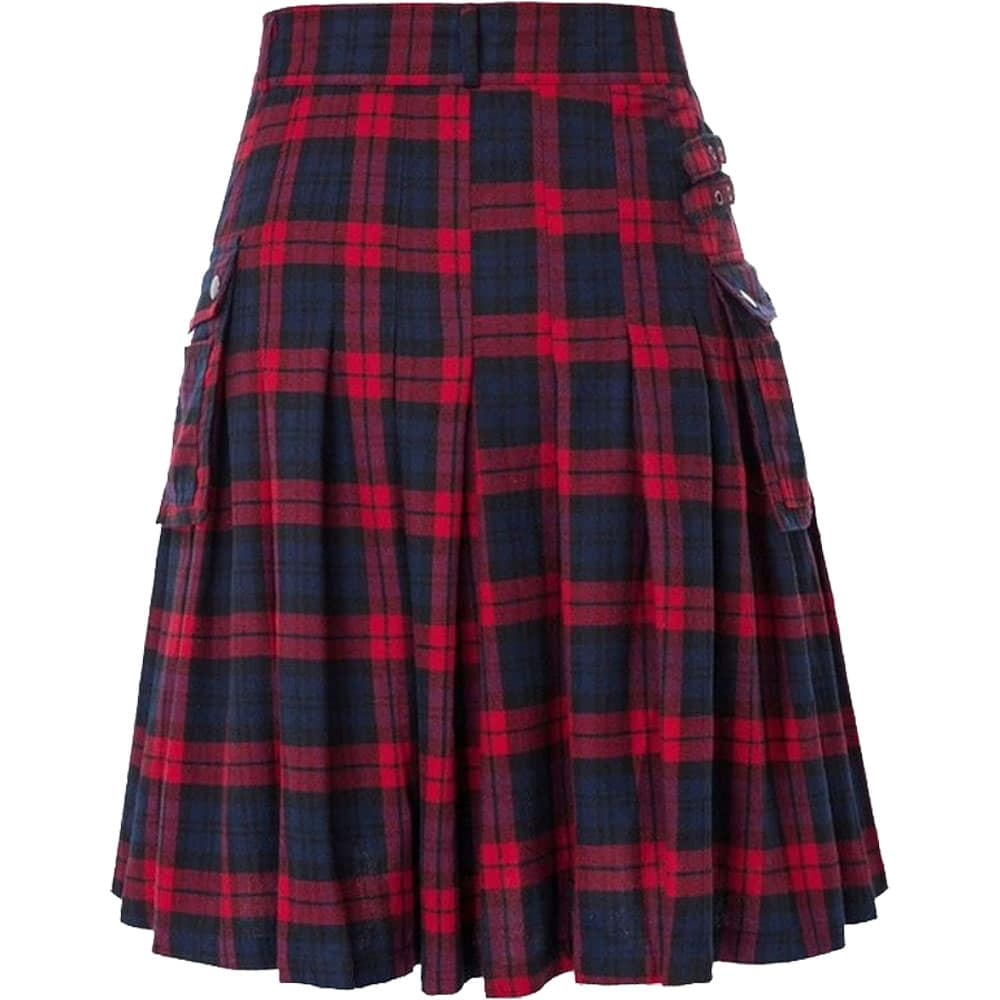 Brown Modern Utility Tartan Kilt image 1