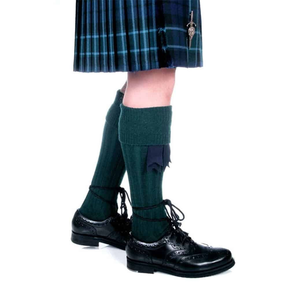 Bottle Green Kilt Hose image 0