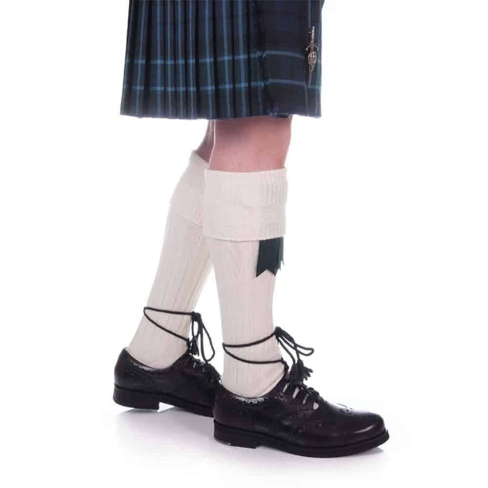 White Kilt Hose image 0