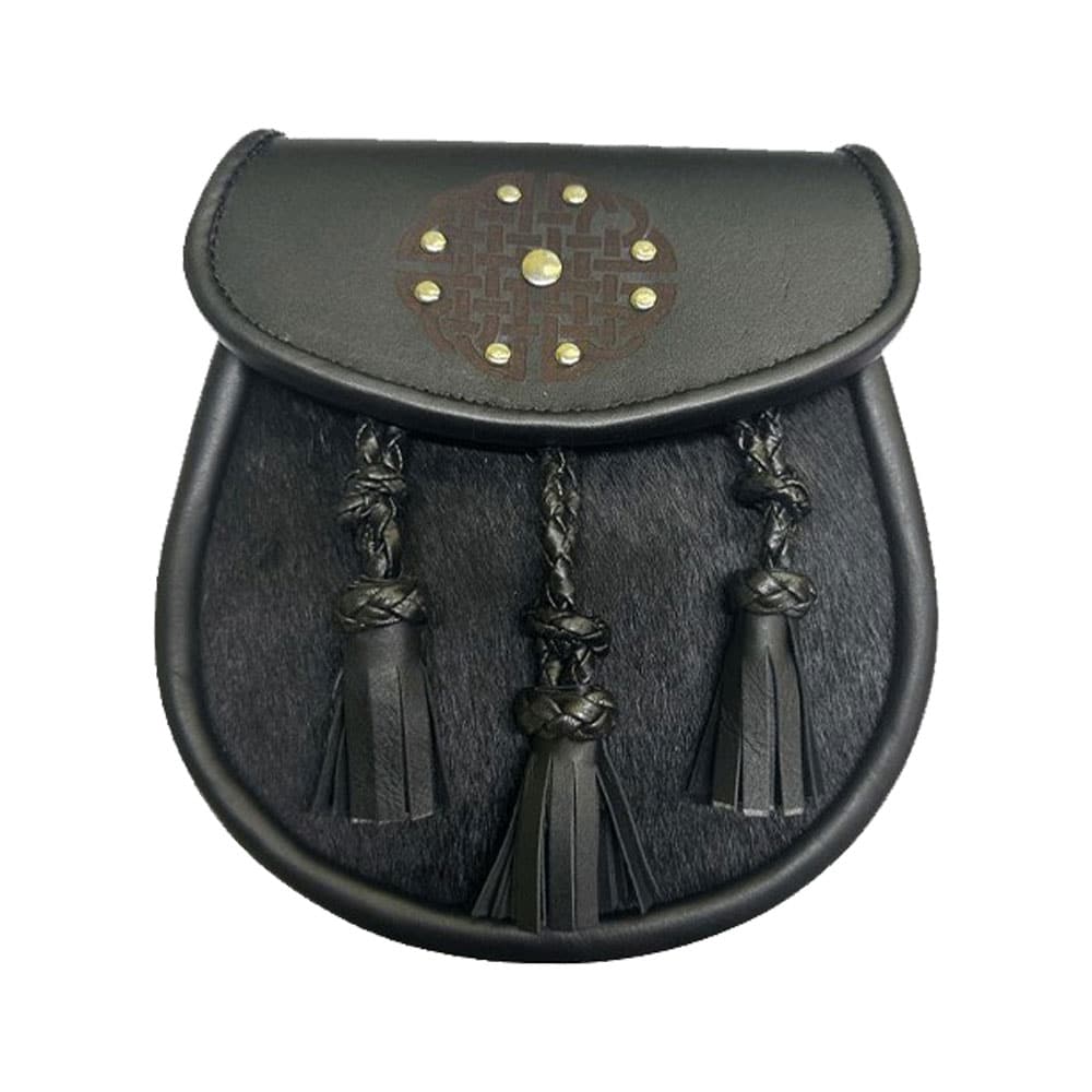 New Black Leather Sporran image 0