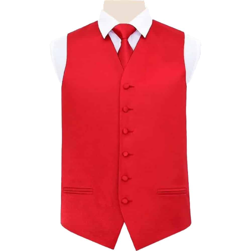 Red Waistcoat for Men image 0