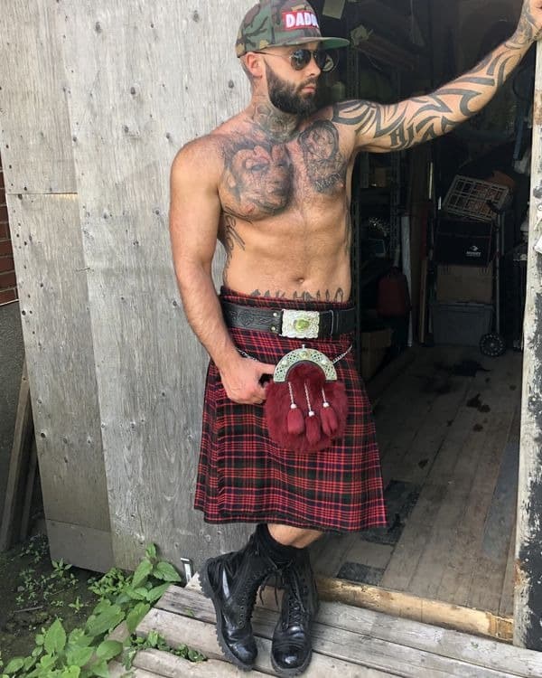 Macdonald Tartan Kilt For Men image 1